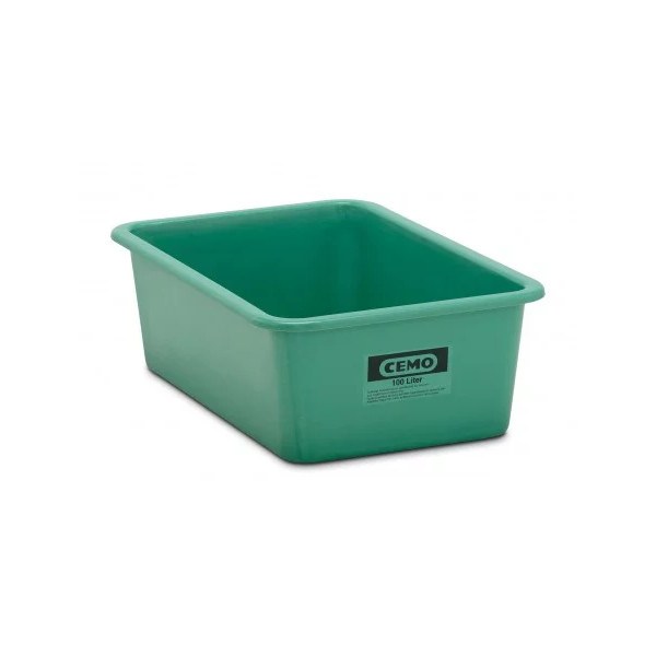 CEMO Rechteckbehälter GFK 100 Standard grün