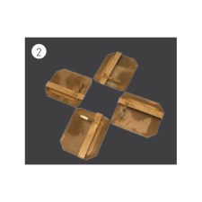 Norton Clipper Vorbearbeitungsglättflügel CT 1201 Satz von 4