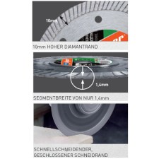 Norton Clipper Extreme Ceram Turbo Diamantscheibe