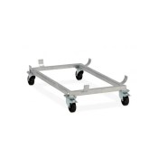 CEMO Lenkrollengestell verzinkt 400