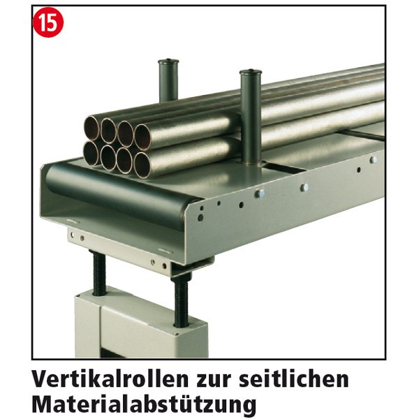 Berg und Schmid Vertikalrolle zur seitlichen Materialabstützung URB 400