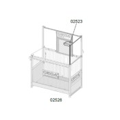 GEDA Standardaufsteckrahmen zur Lastbühne für Gerüstteile