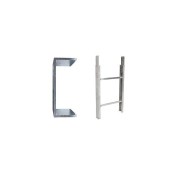 GEDA Leiterteil 150/200 kg 1 m mit Ringmuttern kpl.