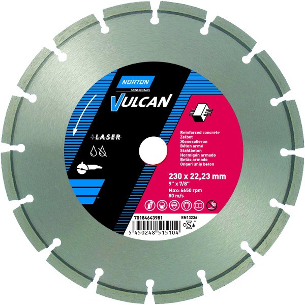 Norton Vulcan Laser Diamanttrennscheibe