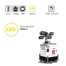 TRIME X-Box 4 x 320 W LED Diesel Flutlicht